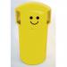 Spacebin Hooded Yellow Plastic Litter Bi