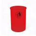 Open top waste bin with tidy man logo - Red 394249