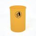 Open top waste bin with tidy man logo - Yellow 394252