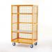 COSHH hazardous Boxwell® mesh sided shelf trucks - open front 394429