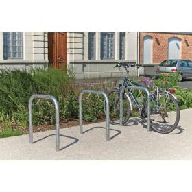 Galvanised Sheffield cycle stands, sunken 394463