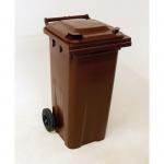 Wheelie bins 120L Brown 394465