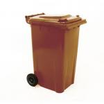 Wheelie bins 240L Brown 394467