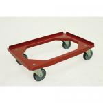 Plastic Dolly 620 X 420mm C/W Rubber Tyr