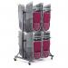 Mobile folding chair storage trolley 394478