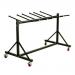 Mobile folding chair storage trolley 394479