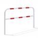Concrete-In Barrier Ø40mm 2M White/Red
