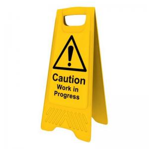 Heavy Duty A-Board - Caution Work In Progress 394577
