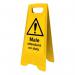 Heavy Duty A-board- male Attendant on Duty 394578