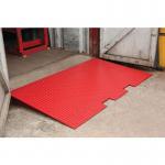 Ground level container access ramp 394580