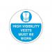 Floor Graphic Marker- High Visibility Vests 394806