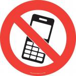 Floor Graphic Marker- No Mobile Phones 394807