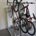 Semi-vertical cycle racks 394865