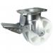 Heavy Duty Fabricated Steelbraked Castor, 200 mm Nylon Wheel 394914