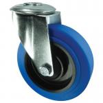 Medium Duty Pressed Steelswivel Castor, 80 mm Rubber Tyred Wheel 394987