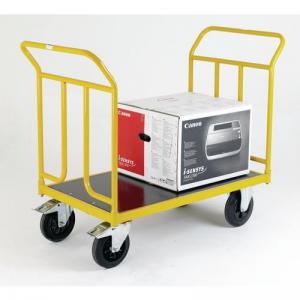 Konga large capacity platform trucks - double ended, solid rubber