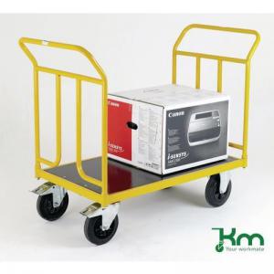 Konga large capacity platform trucks - double ended, pneumatic tyred
