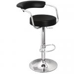 Round leather bar stools 395301