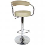 Round leather bar stools 395302