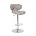 Curved leather bar stools 395373