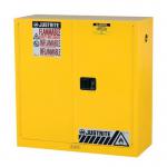 Sure-grip Ex Slimline Safety Cabinet, 114 l Cap.2 Manual Closing Doors. 2 Shelves 395561