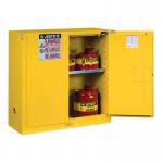 Sure-grip Ex Slimline Safety Cabinet, 114 l Cap.2 Self Closing Doors. 2 Shelves 395562