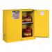 Sure-grip Ex Slimline Safety Cabinet, 114 l Cap.2 Self Closing Doors. 2 Shelves 395562