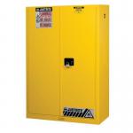 Sure-grip Ex Slimline Safety Cabinet, 170 l Cap.2 Manual Closing Doors. 2 Shelves 395563