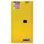 Sure-grip Ex Slimline Safety Cabinet, 227 l Cap.2 Self Closing Doors. 2 Shelves 395566