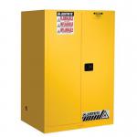 Sure-grip Ex Slimline Safety Cabinet, 341 l Cap.2 Manual Closing Doors. 2 Shelves 395567