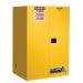 Sure-grip Ex Slimline Safety Cabinet, 341 l Cap.2 Manual Closing Doors. 2 Shelves 395567