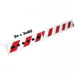 Telescopic Barrier 2M - 3M80 Red/White S