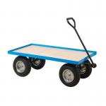 Industrial turntable platform trucks with mesh or plywood platforms 395710