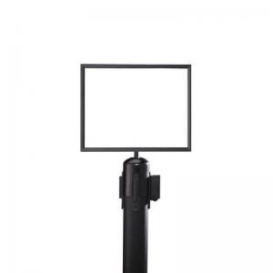 Sign frames for Budget retractable barrier 395807