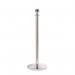 Polished stainless steel posts with ball top (Pack of 2) 395813