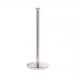 Polished stainless steel posts with flat top (Pack of 2) 395814