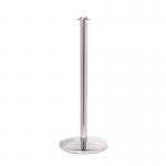 Polished stainless steel posts with flat top (Pack of 2) 395814