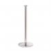 Polished stainless steel posts with flat top (Pack of 2) 395814