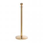 Polished brass posts with ball top (Pack of 2) 395819