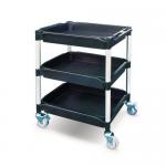 Plastic Tray Trolley With 3 Tiers 