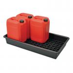 Drum storage drip trays with sump grid 396013