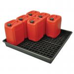 Drum storage drip trays with sump grid 396014