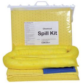 Chemical Spill Kit In Clip-Top Bag 