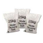 3 Bags 25Kg White De-Icing Salt 