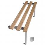 Classic Mono Bench 1000 X 350Mm 2 Legs - Silver 396615