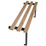 Classic Mono Bench 1000 X 350Mm 2 Legs - Black 396620