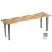 Classic mezzo bench 1500x350mm 3 U shape legs - silver 396631