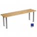 Classic mezzobench 1000x350mm 2 U shape legs - blue 396640