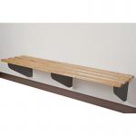 Classic Aero Bench 1000 X 450Mm 2 Brackets - Black 396650