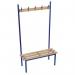 Evolve solo bench 1000 x 400mm 5 hooks - 2 uprights - blue 396750